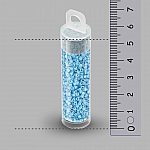 Miyuki Delica Beads Size 10 Opaque Light Blue AB 7.2g