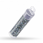 Miyuki Delicas Size 10/0 Transparent Light Grey AB 7.2g