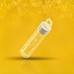 Miyuki Delica Beads Size 8 Transparent Yellow 6.8g Tube