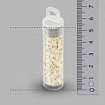 Miyuki Delica Seed Beads Size 8 Opaque Cream 6.8g Tube