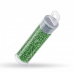 Miyuki Seed Beads Size 15 Silver Lined Light Green 8.2g