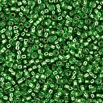 Miyuki Seed Beads Size 15 Silver Lined Light Green 8.2g