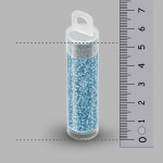 Miyuki Beads 15/0 Semi Matte Silver Lined Sky Blue 8.2g