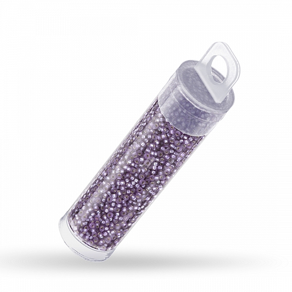 Miyuki Beads 15/0 Semi Matte Silver Lined Violet 8.2g