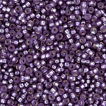 Miyuki Beads 15/0 Semi Matte Silver Lined Violet 8.2g