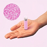 Miyuki Seed Beads Size 15/0 Lined Pale Pink 8.2g Tube
