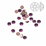 Swarovski Crystal Hotfix Style 2038 Amethyst SS10 PK24