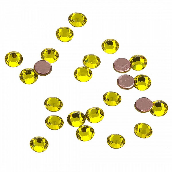Swarovski Flat Back Hotfix Style 2038 Citrine SS10 PK24