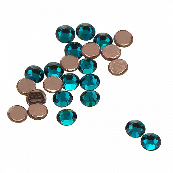 Swarovski Hotfix (2038) Crystals SS10 Blue Zircon PK24