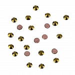 Swarovski 2038 Hotfix Flatback Crystals Dorado SS6 PK24