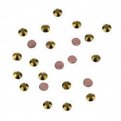 Swarovski 2038 Hotfix Flatback Crystals Dorado SS6 PK24