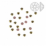 Swarovski 2038 Hotfix Flatback Crystals Dorado SS6 PK24