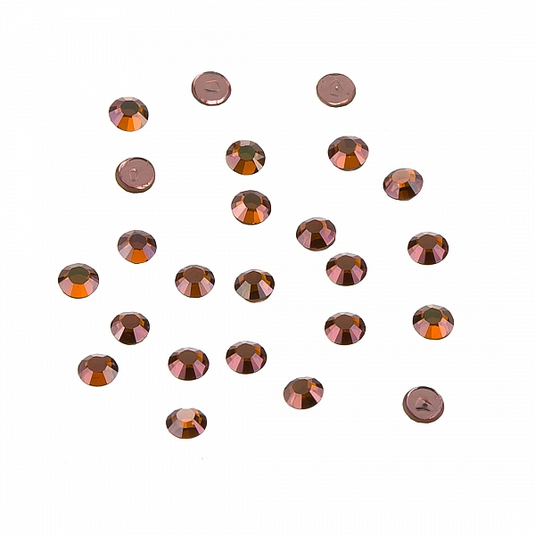 Swarovski 2038 Hotfix Flatback Crystals SS6 Copper PK24