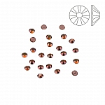 Swarovski 2038 Hotfix Flatback Crystals SS6 Copper PK24