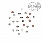 Swarovski (2038) Hotfix Crystals Silver Shade SS6 PK24