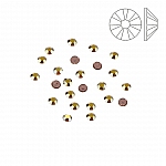 Swarovski Hotfix Flat Backs SS6 Metallic Sunshine PK24