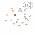 Swarovski Flat Backs Hotfix (2038) White Opal SS6 PK24