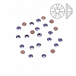 Swarovski (2038) Hotfix Flat Backs SS6 Tanzanite PK24
