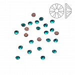 Swarovski Hotfix Flat Backs (2038) Blue Zircon SS6 PK24