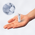 Miyuki Tila Beads Silk Pale Light Grey (5mm) 7.2g Tube
