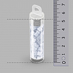 Miyuki Tila Beads Silk Pale Light Grey (5mm) 7.2g Tube
