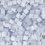 Miyuki Tila Beads Silk Pale Light Grey (5mm) 7.2g Tube