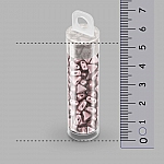 Kheops® Par Puca® Glass Beads Metallic Matt Pink 6mm 9g