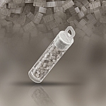 Miyuki Half Tila Seed Beads Silk Pale Grey (5mm) 7.8g