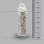 Miyuki Half Tila Seed Beads Silk Pale Grey (5mm) 7.8g