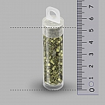Miyuki Half Tila Beads Olive Green Gold Luster 5mm 7.8g