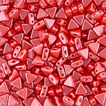 Kheops® Par Puca® Czech Glass Beads Pastel Coral 6mm 9g