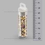 Kheops® Par Puca® Czech Beads Crystal Gold Rainbow 6mm