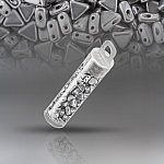 Czech Kheops® Par Puca® 6mm Beads Silver Aluminum Matte