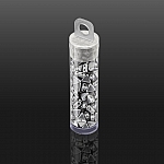Czech Kheops® Par Puca® 6mm Beads Silver Aluminum Matte