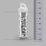 Czech Kheops® Par Puca® 6mm Beads Silver Aluminum Matte