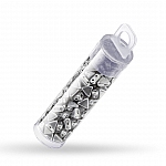 Czech Kheops® Par Puca® 6mm Beads Silver Aluminum Matte