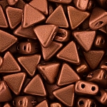 Kheops® Par Puca® Triangle Beads Bronze Red Matt 6mm 9g