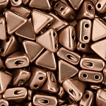 Kheops® Par Puca® Czech Beads Copper Gold Matte 6mm 9g