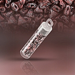 Kheops® Par Puca® 6mm 2 Hole Czech Beads Tweedy Red 9g