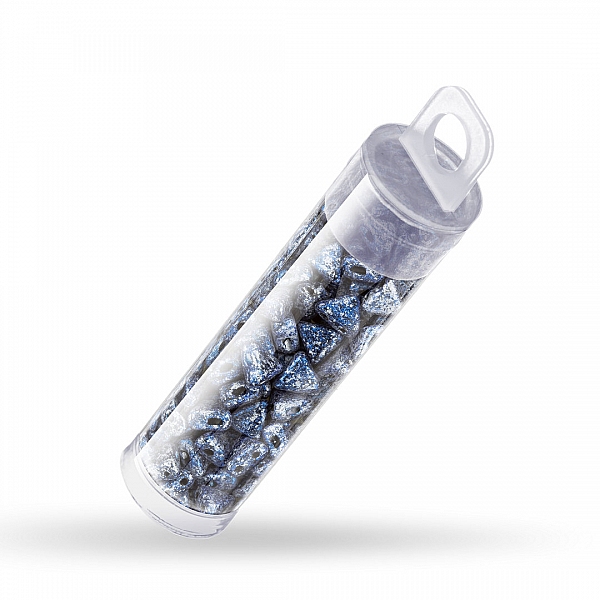 Kheops® Par Puca® Tweedy Blue 6mm 2 Hole Glass Beads 9g