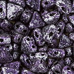 Kheops® Par Puca® Czech 2 Hole Beads Tweedy Violet 6mm