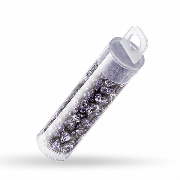 Kheops® Par Puca® Czech 2 Hole Beads Tweedy Violet 6mm