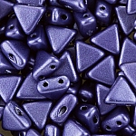 Kheops® Par Puca® 6mm Metallic Matte Dark Purple Beads