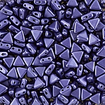 Kheops® Par Puca® 6mm Metallic Matte Dark Purple Beads