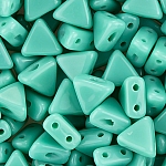Kheops® Par Puca® Beads Opaque Green Turquoise (6mm) 9g
