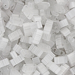Miyuki Half Tila Seed Beads Silk Pale Shadow (5mm) 7.8g Miyuki Half Tila Seed Beads Silk Pale Shadow (5mm) 7.8g