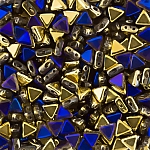 Kheops® Par Puca® Triangle Beads California Blue 6mm 9g