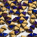Kheops® Par Puca® Triangle Beads California Blue 6mm 9g