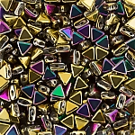Kheops® Par Puca® Czech Beads (6mm) California Green 9g