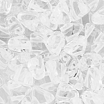 Kheops® Par Puca® 6mm Czech Traingle Beads (Crystal) 9g
